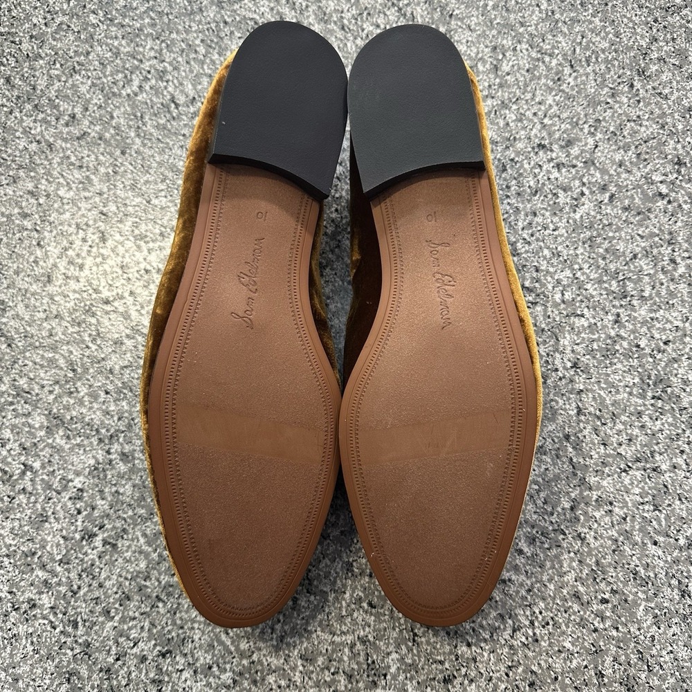 Sam Edelman Loraine Velvet Bit Loafer Womens 10 EUR 41 Brown Flats - Picture 4 of 6